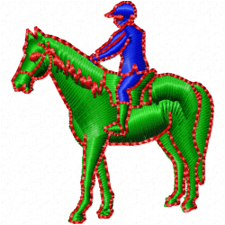 Horses Embroidery Design 5 Horses Embroidery Design 5